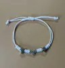 Pulsera Tejida de Hilo de Cera Coreano Cruzada Pulsera Tejida para Mejor Amiga Pareja Estudiante Fabricante Directo Pulsera Tejida