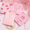 Popular Lindo Cuero PU para Mujer Portátil Plegable Metal Espejo de Maquillaje Estudiante Mini Portátil de Doble Cara Espejo Pequeño