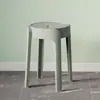 Bancos Domésticos Nórdicos, Plástico Engrosado, Bancos Apilables para Mesa de Comedor, Bancos Molino de Viento, Bancos Redondos Altos de Repuesto, Bancos de Plástico