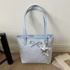 Bolso de mano para mujer de gran capacidad estilo coreano, nuevo bolso tote estrella 2026, bolso de hombro simple para debajo del brazo