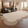 Tapete para Sala de Estar e Quarto, Novo Estilo Vintage, Tapete de Cabeceira Sem Manutenção, Sofá Francês Meados do Século, Tapete de Piso de Forma Irregular, À Prova de Som