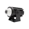 Faro reflector universal para motocicleta y coche eléctrico LED bicolor pequeña pistola de acero haz lejano y cercano uno superbrillante suministros automotrices