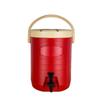 Barril de Acero Inoxidable para Té de Leche Barril Aislado de Doble Capa Barril de Gran Capacidad para Tienda de Té de Leche Barril de Plástico para Jugo Leche de Soya Bebida Barril para Té de Hierbas