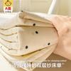 Categoría a Grado Materno e Infantil Arrugado Doble Capa Gasa Cama Sábanas de Cama Juego de Tres Piezas Estilo Ins Crema Dormitorio de Estudiante Cama Individual y Doble Sábanas de Cama Venta al por Mayor