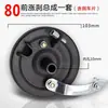 Ensamblaje impermeable todo hierro coche eléctrico 80 tambor/conjunto de freno delantero freno delantero tambor de freno conjunto de freno con pastilla de freno