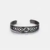Popular Brazalete Personalizado de Nudo Celta de Espiral Triple Transfronterizo para Mujeres y Hombres Acero Inoxidable Ajustable Tendencia