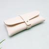 Estuche para gafas de alta gama con correa, al por mayor y en stock, estuche portátil de moda para gafas de sol, estuche de cuero para gafas de sol, bolsa para gafas de regalo