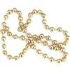 Suministros del Fabricante Cadena de Cuentas de Hierro Ondulado Coloridas de 2.4 mm, Cadena Ondulada de Acero Inoxidable, Cadena de Cuentas Redondas Onduladas Llavero Creativo
