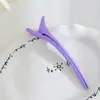 Pinzas de cocodrilo coloridas sin costuras del fabricante para seccionar el cabello, pinzas de posicionamiento para levantar la raíz y dar volumen en la coronilla, venta al por mayor transfronteriza