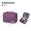 Bolsa de Almacenamiento para Cable de Datos, Bolsa de Almacenamiento para Power Bank, Estuche para Audífonos, Caja de Almacenamiento Digital, Bolsa de Viaje Multifuncional de Tela Oxford