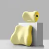 Soporte Lumbar para Coche Cojín para Reposacabezas Respaldo Esencial para Conducir Asiento Almohada para Coche Espuma Viscoelástica Almohada para el Cuello