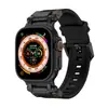 Pulseira de Silicone Premium com Conector de Aço Inoxidável, Compatível com IWatch 11 10 9 8 7 6 5 4 3 2 1 SE Ultra 1 e Ultra 2, Ultra 3 44mm, 45mm, 46mm, 49mm