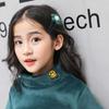 Camiseta Térmica de Manga Larga de Terciopelo para Niños, Engrosada y Cálida, Capa Base de Cuello Alto para Niños Pequeños y Niños Pequeños para Otoño e Invierno