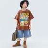 Hip Hip Hop Marca de Moda Ropa Infantil Traje de Verano Suelto de Moda para Niño Disfraz de Batería de Hip Hop para Niño