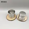 Taza de Agua para Exteriores de Acero Inoxidable 304 Estilo Japonés Taza de Café Taza Portátil Taza Apilable Taza con Escalón