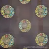 Largura da porta 90cm tecido de nylon Pequeno Tecido brocado Dragon Ball Cinco Sachê travesseiro almofada tecido de seda cheongsam