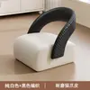 Taburete Pequeño con Ruedas, Taburete Bajo Móvil para Uso Doméstico, Ruedas Giratorias, Taburete Sofá con Respaldo, Taburete para Cambiar Zapatos en la Entrada, Silla Pequeña, Banco de Madera Maciza
