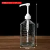 Tienda de Té de Leche Botella de Vidrio de 10cc para Azúcar Botella de Presión de Azúcar Fructosa Presionada a Mano Botella Exprimidora Botella Cuantitativa Utensilios para Té de Leche Café