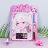 Nuevo Show de Maquillaje de Belleza para Niños Juguetes de Maquillaje para Niñas Traje Creativo Hecho a Mano DIY Grafiti Acuarela