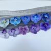 Pinza para el pelo de una sola cabeza con simulación de Phalaenopsis 3D, estilo europeo, con forma de mariposa y flor, accesorios para el pelo, tocado DIY, pinza de pico de pato, pinza lateral