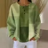 2026 Amazon Transfronterizo Otoño/Invierno Nuevo Estilo para Mujer Sudadera con Capucha y Botones para Mujer Estampado de Letras Árbol de Navidad Estrella de Cinco Puntas