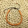 Pulseira Trançada Ajustável Popular Transfronteiriça com Contas Espaçadoras de Pedra Natural Tamanho Moda Tendência Pulseira Feminina Pulseira Trançada