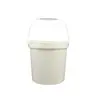 Cubo de Plástico PP de Grado Alimenticio, Cubo Redondo Transparente con Tapa, Cubo de Almacenamiento y Almacenamiento de Agua, Soporta Personalización, Cubo de Agua Pura