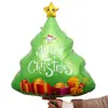 Decoração de Natal balão de filme de alumínio Papai Noel balão de folha de alumínio layout de fundo Árvore de Natal floco de neve sino balão