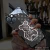 Adequado para Capa de Celular Xiaomi 12, Xiaomi 13 Luminoso, Novo Xiaomi 11, Xiaomi 15 Urso de Pelúcia, Xiaomi 14 Casal Trendy
