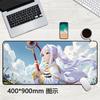 Alfombrilla de ratón de anime Fuli Lian, tamaño extragrande, almohadilla para escritorio de portátil, reposamuñecas para periférico de juego, Dropshipping