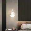 Lustre de Cabeceira para Quarto Nórdico Moderno Minimalista Personalidade Restaurante Bar Lâmpada Parede de Fundo de TV Luxo Trigo Taibao