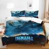 Juego de Ropa de Cama de Tres Piezas de Transformers Dibujos Animados de Superhéroes Estampado Digital 3D Juego de Tres Piezas Ropa de Cama Transfronteriza