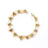 Comercio exterior comercio electrónico transfronterizo en stock nudo de amor diseño de personalidad sentido de diseño entrelazado multi-eslabón eslabón pulsera gruesa de pareja