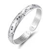 Novo bracelete feminino estilo antigo sólido estrelado aberto ajustável Sutra do Coração bracelete largo acessórios foscos
