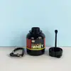 Nuevo Vaso Mezclador para Proteína Embudo Caja de Polvo Embudo Portátil Caja Dispensadora de Suplementos para Deporte y Fitness 100ml