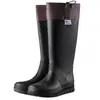 Botas de Lluvia Plegables HuiLi 2026 Padre-Hijo Exteriores Senderismo por Arroyos Zapatos Impermeables Suela Suave Cordón Impermeable Senderismo Camping Zapatos de Goma Mujer