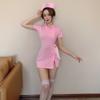 Roupa íntima sexy, enfermeira, aeromoça, empregada, três pontos, secretária, estudante, terno de marinheiro, meias, meias de rede, uma geração de cabelo