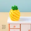 Fruta Simulada Durian Morango Fruta Pequenos Enfeites Resina Acessórios DIY Micro Paisagem Comida Brinquedo Decorações Atacado