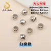 Cobre puro banhado a ouro 18K real cor retenção contas soltas banhado a ouro contas redondas pulseira colar espaçador contas DIY material feito à mão acessórios de jóias