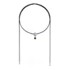 Ojo de Tigre marrón Pendientes de Cara Modificados Pendientes Pendientes Collar Joyería Frío Coreano Moderno Accesorios Versátiles