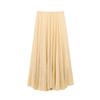 Estilo Europeu e Americano Transfronteiriço Exportação Aliexpress Roupa Feminina Zr Spot Novo Saia Midi Estampada com Efeito Enrugado Decote Quadrado