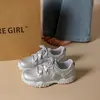 Sapatos de caminhada confortáveis e antiderrapantes, tênis esportivos para estudantes, sapatos casuais femininos respiráveis, tênis de treino alemães 2026, tecido da moda para outono