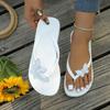 Chanclas de Verano para Mujer Nuevas Estilo Hada Planas Playa Antideslizantes Marinas Chanclas de Verano para Mujer