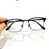 Marco de Gafas Elegante de Canalla Gentil Línea de Ceja Medio Marco Gafas para Miopía Se Pueden Combinar con Graduación Hombres Ultraligeras Bloqueo de Luz Azul Soporte para Cejas Mujeres