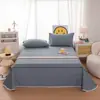Juego de Sábanas de Tres Piezas Estilo Girly de Satén y Tela Gruesa Cardada con Encaje Juego de Ropa de Cama Clásico Nuevo Primavera y Verano 2026