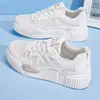 Sapatos Femininos HuiLi Sapatos Brancos Femininos 2026 Nova Primavera Sapatos Versáteis Sapatos Esportivos Femininos Malha Respirável Tênis de Plataforma Femininos