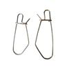 Hebilla para Peces Vivos de Acero Inoxidable 304 Perforador de Peces Candado Portátil para Señuelos Hebilla para Peces Hebilla de Cable de Acero Candado para Peces Hebilla Cónica Suministros para Equipo de Pesca