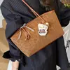 Bolsa Grande para o Dia a Dia Estilo Retrô 2026 Nova Moda Estampa de Leopardo Bolsa de Ombro Feminina Bolsa de Mão Tote de Alta Qualidade
