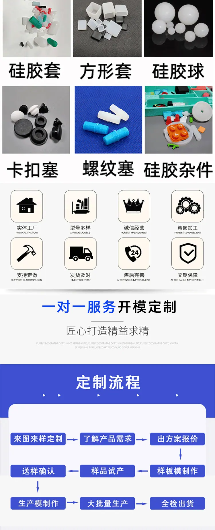 螺纹橡胶塞