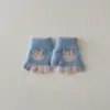 Luvas de Bebê Coreanas Yipan Outono e Inverno Novo Estilo Luvas de Lã para Crianças Pequenas Luvas Pequenas Quentes para Bebê Atacado